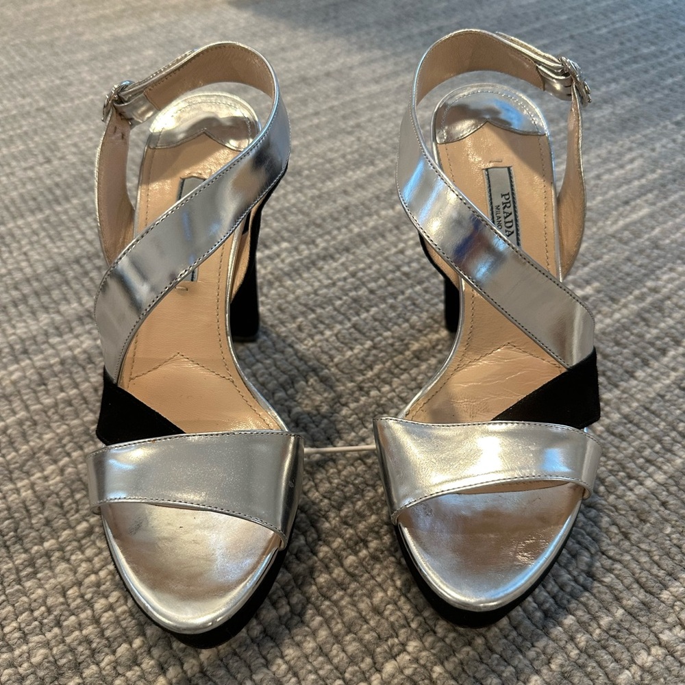 Prada platform heels